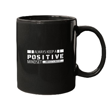 Discover Always Keep a Positive Mindset Mugs