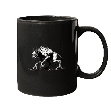 Discover Mythical Beast Illustration Mugs