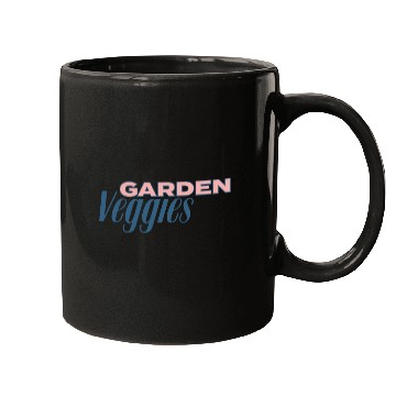Discover Garden Veggies Lettering Mugs