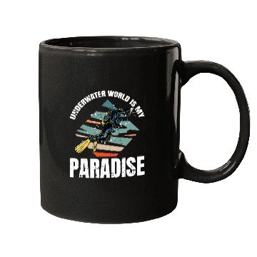 Discover Underwater World Is My Paradise Mugs