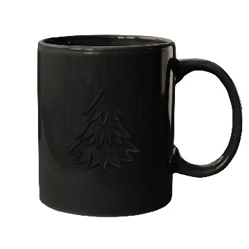 Discover Christmas tree embroidered Mugs
