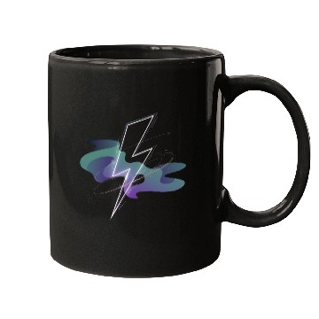 Discover Electric Aurora: Lightning Meets Northern Lights Mugs