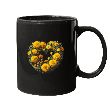 Discover Marigold Flowers Mugs