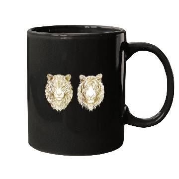 Discover Tiger heads Mugs
