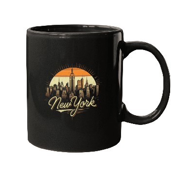 Discover New York Skyline - Iconic Cityscape Beauty Mugs