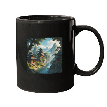 Discover Peaceful Pagoda Mugs