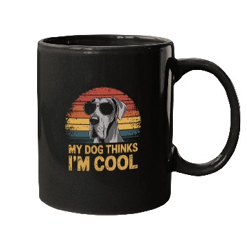 Discover Great Dane My Dog Thinks Im Cool Mugs