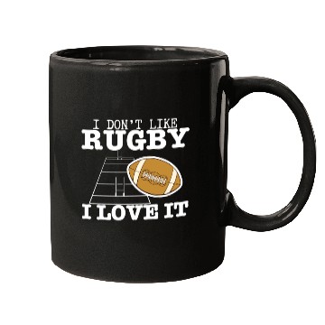 Discover I Love Rugby Funny Rugby Player Mugs