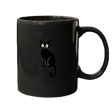 Discover Mystical Black Cat Lover Mugs