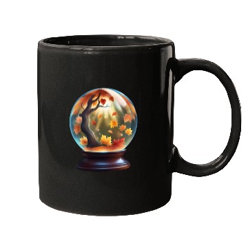 Discover Autumn crystal ball. Mugs