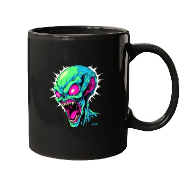Discover Angry Alien Mugs