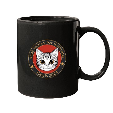 Discover Cat Ladies For Kamala Mugs