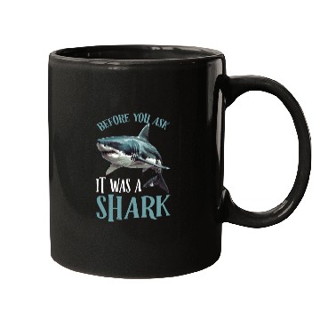 Discover Before You Ask It Was A Shark 2 Mugs