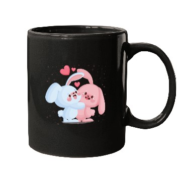 Discover I LOVE YOU RABIT Mugs