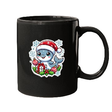 Discover Holiday Dolphin Splash Mugs