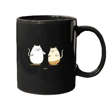 Discover Chubby Cat Friends Mugs