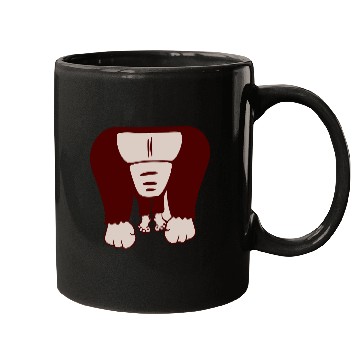Discover Funny Gorilla Body Without Head Halloween Cost Mugs