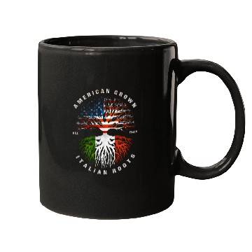 Discover American Grown Italian Roots Italy Flag Mugs