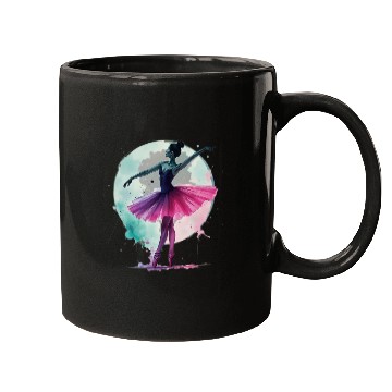 Discover Ballerina Watercolor Mugs