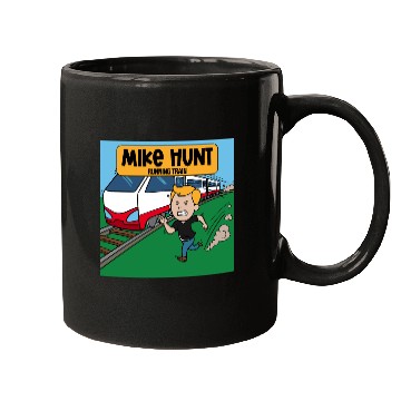 Discover Mike Hunt Running Train Mugs