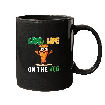 Discover Funny plant based design_ carrot with funny Vegan Mugs