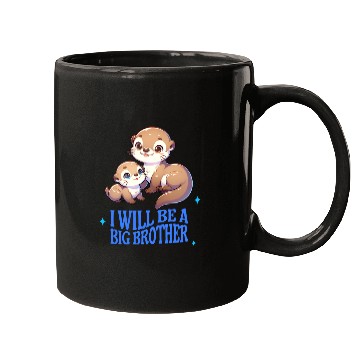 Discover I'm Going To Be A Big Brother Sweet Otter, Brother Mugs