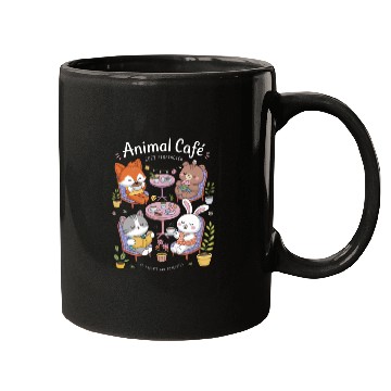 Discover Furry Friends Café Mugs