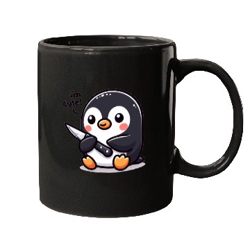 Discover Penguin I'm Cute! Mugs