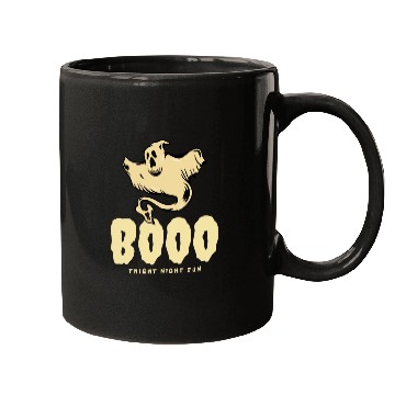 Discover BOOO Fright Night Fun Ghost Halloween Mugs