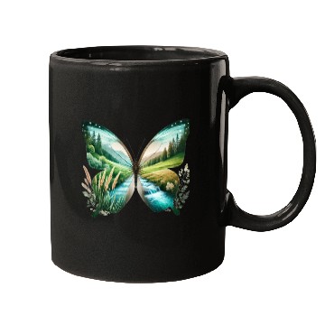 Discover Butterfly of Serenity  Mugs