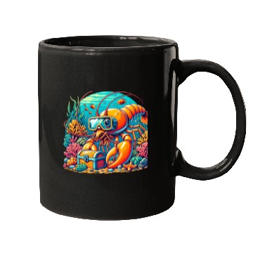 Discover Shrimp Exploration-Underwater Adventure Mugs