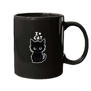 Discover I love cat Mugs