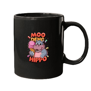 Discover Moo Deng Hippo Mugs