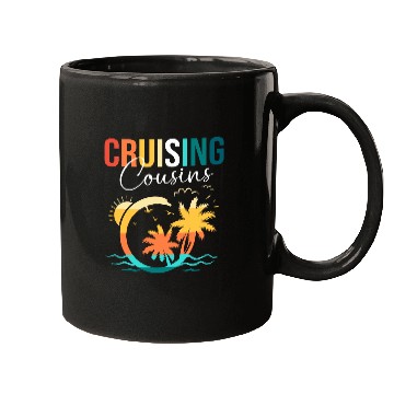 Discover Family Cruise Mediterranean Cruising Cousins Mugs