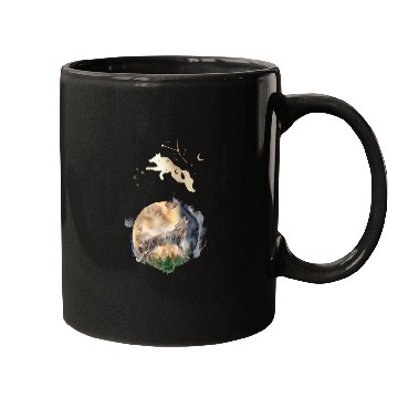 Discover Wolf Moon Magic Mugs