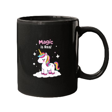 Discover Magic Is Real: Unicorn Fantasy Dreamscape for Mugs