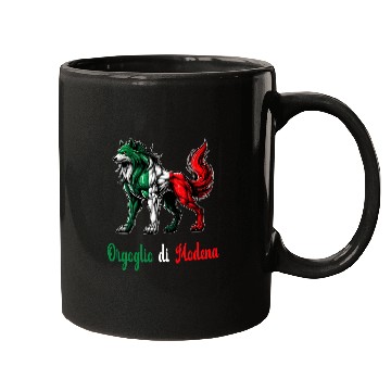 Discover The pride of Modena Italy flag Mugs