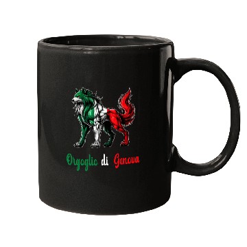 Discover The pride of Genoa Italy flag Mugs