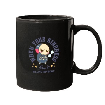 Discover Angry Skeleton Kindness Quote Art Mugs