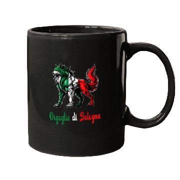 Discover The pride of Bologna Italy flag Mugs