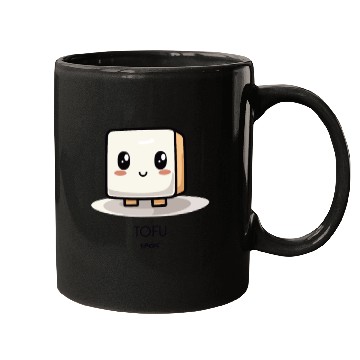 Discover Cute Chibi Kawaii Tofu Mugs