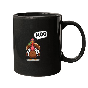 Discover turkey moo funny thanksgiving Mugs