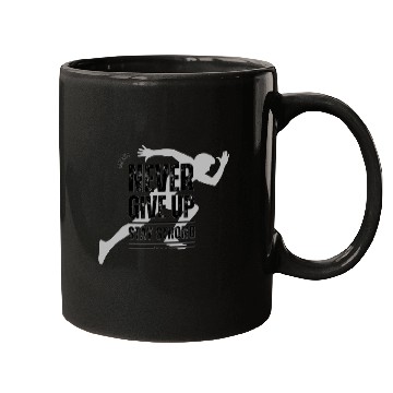 Discover Never give up Mugs