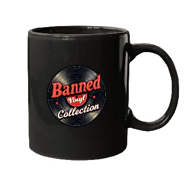 Discover Banned Vinyl Collection Mugs