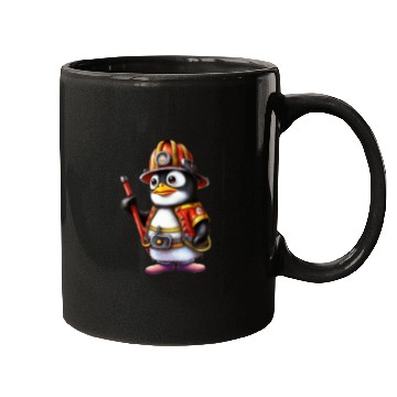 Discover funny penguin, Penguin Famila Mugs