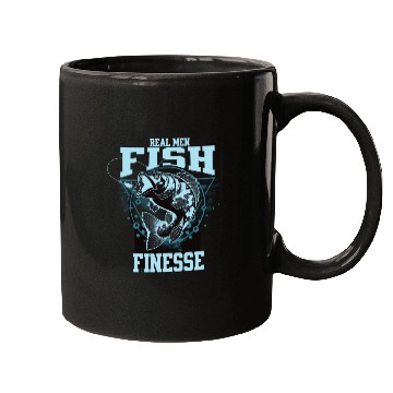 Discover Real Men Fish Finesse Mugs