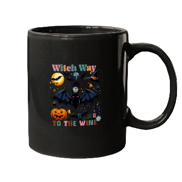 Discover Witch Way to the Wine Mugs