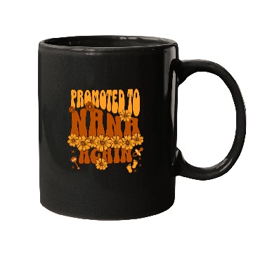Discover Promoted To Nana Again Proud New Grandmother 2025 Mugs