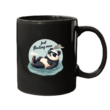Discover Cute Panda with Sunglasses Mugs