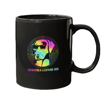 Discover Funny Catahoula Leopard Dog With Sunglasses Mugs